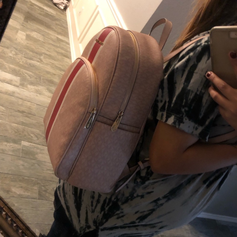 💖Beautiful pink Mk logo backpack matching wallet - Picture 6 of 8